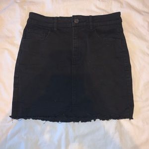 Mini jean skirt